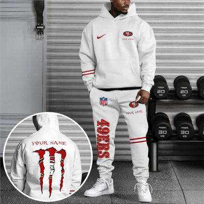 6 Best Selling San Francisco 49ers Combo Custom Hoodie And Sweatpants, Gift For Sport Fans ETRG-62589