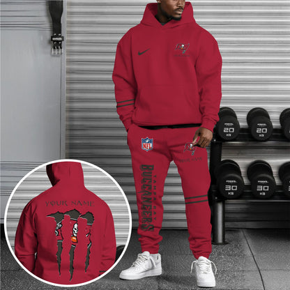 Tampa Bay Buccaneers Combo Custom Hoodie And Sweatpants, Gift For Sport Fans ETRG-62589