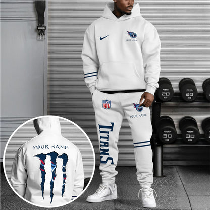 Tennessee Titans Combo Custom Hoodie And Sweatpants, Gift For Sport Fans ETRG-62589