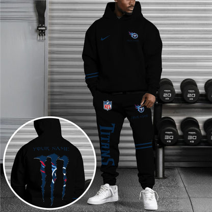 Tennessee Titans Combo Custom Hoodie And Sweatpants, Gift For Sport Fans ETRG-62589