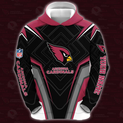 Arizona Cardinals Combo Hoodie And Sweatpants Custom Your Name, Sport Hoodie Sweatpants Set, Sport Gifts For Fans ETRG-62591