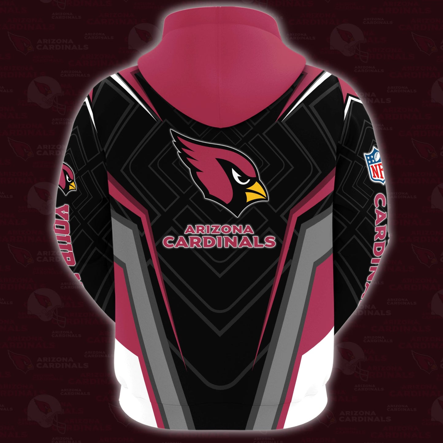 Arizona Cardinals Combo Hoodie And Sweatpants Custom Your Name, Sport Hoodie Sweatpants Set, Sport Gifts For Fans ETRG-62591