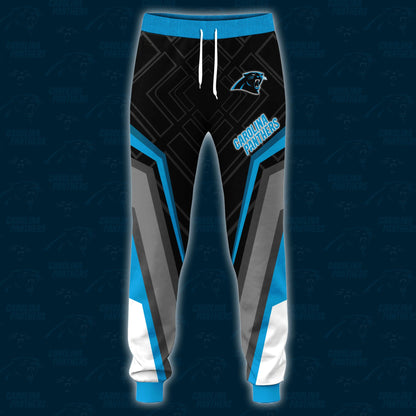 Carolina Panthers Combo Hoodie And Sweatpants Custom Your Name, Sport Hoodie Sweatpants Set, Sport Gifts For Fans ETRG-62591