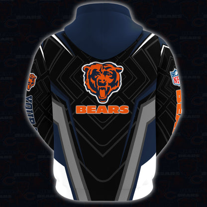 Chicago Bears Combo Hoodie And Sweatpants Custom Your Name, Sport Hoodie Sweatpants Set, Sport Gifts For Fans ETRG-62591