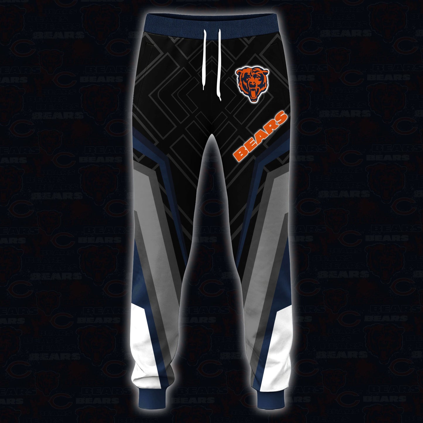 Chicago Bears Combo Hoodie And Sweatpants Custom Your Name, Sport Hoodie Sweatpants Set, Sport Gifts For Fans ETRG-62591