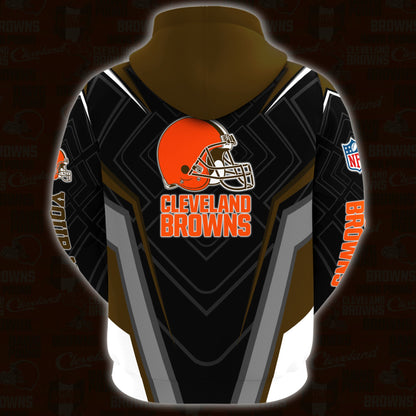 Cleveland Browns Combo Hoodie And Sweatpants Custom Your Name, Sport Hoodie Sweatpants Set, Sport Gifts For Fans ETRG-62591