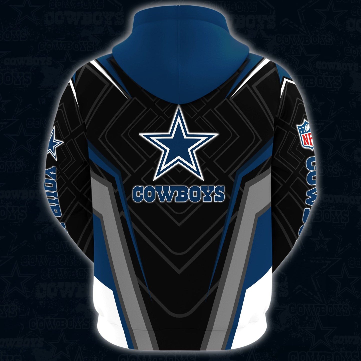 1 Best Selling Dallas Cowboys Combo Hoodie And Sweatpants Custom Your Name, Sport Hoodie Sweatpants Set, Sport Gifts For Fans ETRG-62591