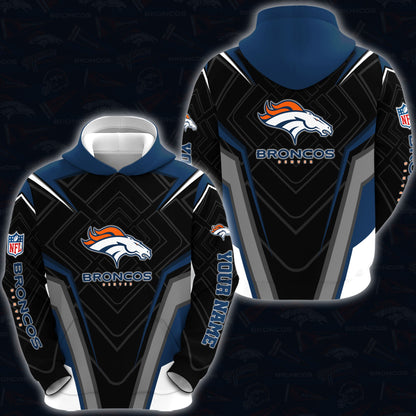 Denver Broncos Combo Hoodie And Sweatpants Custom Your Name, Sport Hoodie Sweatpants Set, Sport Gifts For Fans ETRG-62591