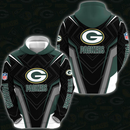 Green Bay Packers Combo Hoodie And Sweatpants Custom Your Name, Sport Hoodie Sweatpants Set, Sport Gifts For Fans ETRG-62591