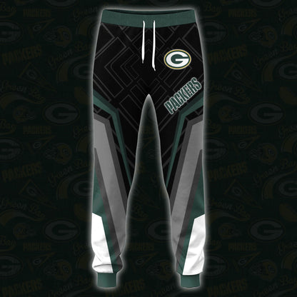 Green Bay Packers Combo Hoodie And Sweatpants Custom Your Name, Sport Hoodie Sweatpants Set, Sport Gifts For Fans ETRG-62591