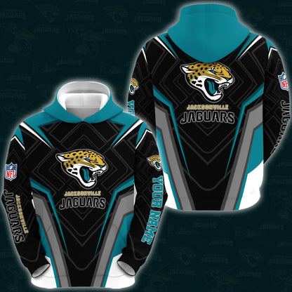 Jacksonville Jaguars Combo Hoodie And Sweatpants Custom Your Name, Sport Hoodie Sweatpants Set, Sport Gifts For Fans ETRG-62591