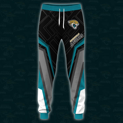 Jacksonville Jaguars Combo Hoodie And Sweatpants Custom Your Name, Sport Hoodie Sweatpants Set, Sport Gifts For Fans ETRG-62591