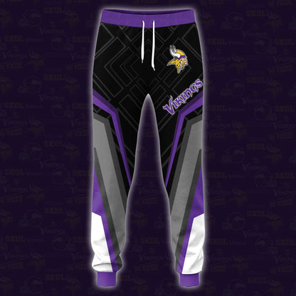 Minnesota Vikings Combo Hoodie And Sweatpants Custom Your Name, Sport Hoodie Sweatpants Set, Sport Gifts For Fans ETRG-62591