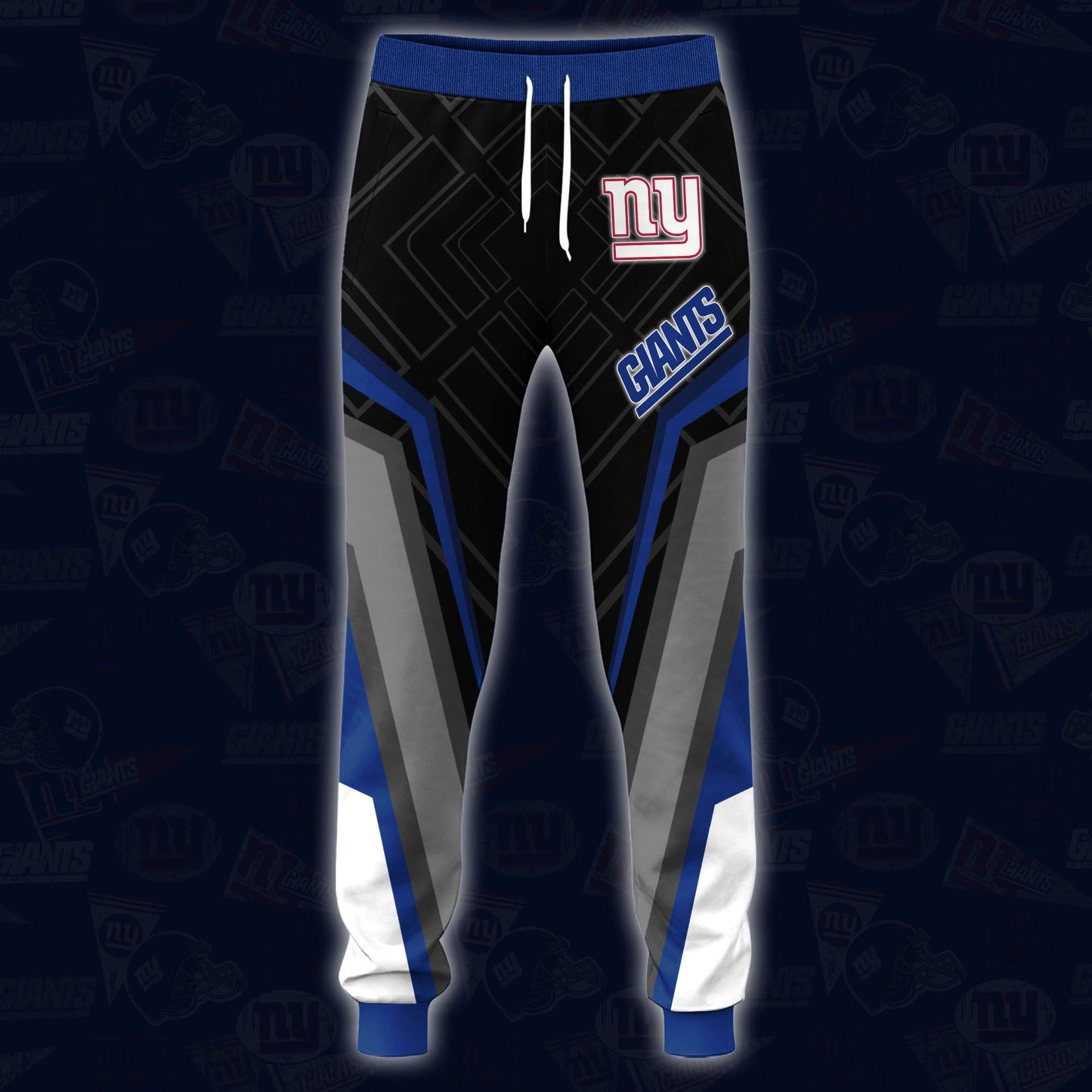 New York Giants Combo Hoodie And Sweatpants Custom Your Name, Sport Hoodie Sweatpants Set, Sport Gifts For Fans ETRG-62591