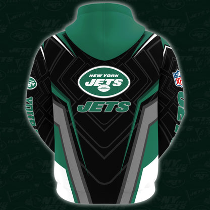New York Jets Combo Hoodie And Sweatpants Custom Your Name, Sport Hoodie Sweatpants Set, Sport Gifts For Fans ETRG-62591