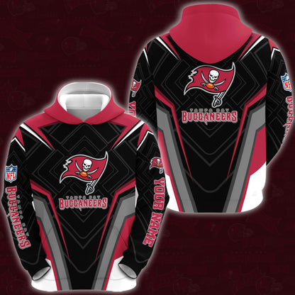 Tampa Bay Buccaneers Combo Hoodie And Sweatpants Custom Your Name, Sport Hoodie Sweatpants Set, Sport Gifts For Fans ETRG-62591