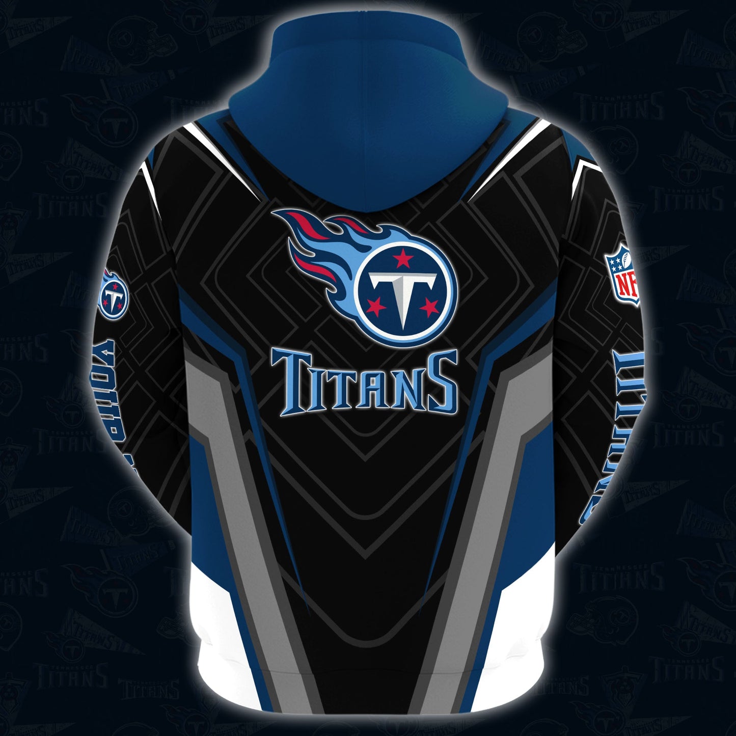 Tennessee Titans Combo Hoodie And Sweatpants Custom Your Name, Sport Hoodie Sweatpants Set, Sport Gifts For Fans ETRG-62591