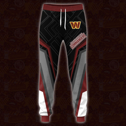 Washington Commanders Combo Hoodie And Sweatpants Custom Your Name, Sport Hoodie Sweatpants Set, Sport Gifts For Fans ETRG-62591