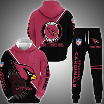 Arizona Cardinals Combo Hoodie And Sweatpants Custom Your Name, Sport Clothings, Sport Gifts ETRG-62940