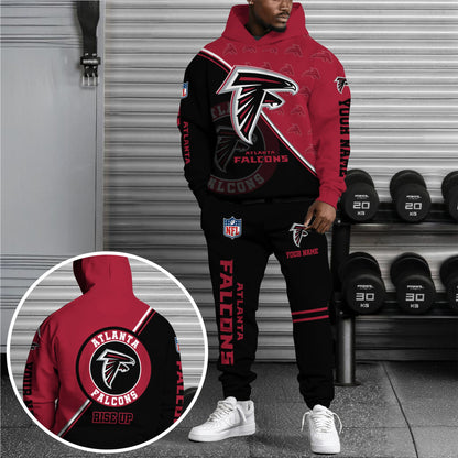 Atlanta Falcons Combo Hoodie And Sweatpants Custom Your Name, Sport Clothings, Sport Gifts ETRG-62940