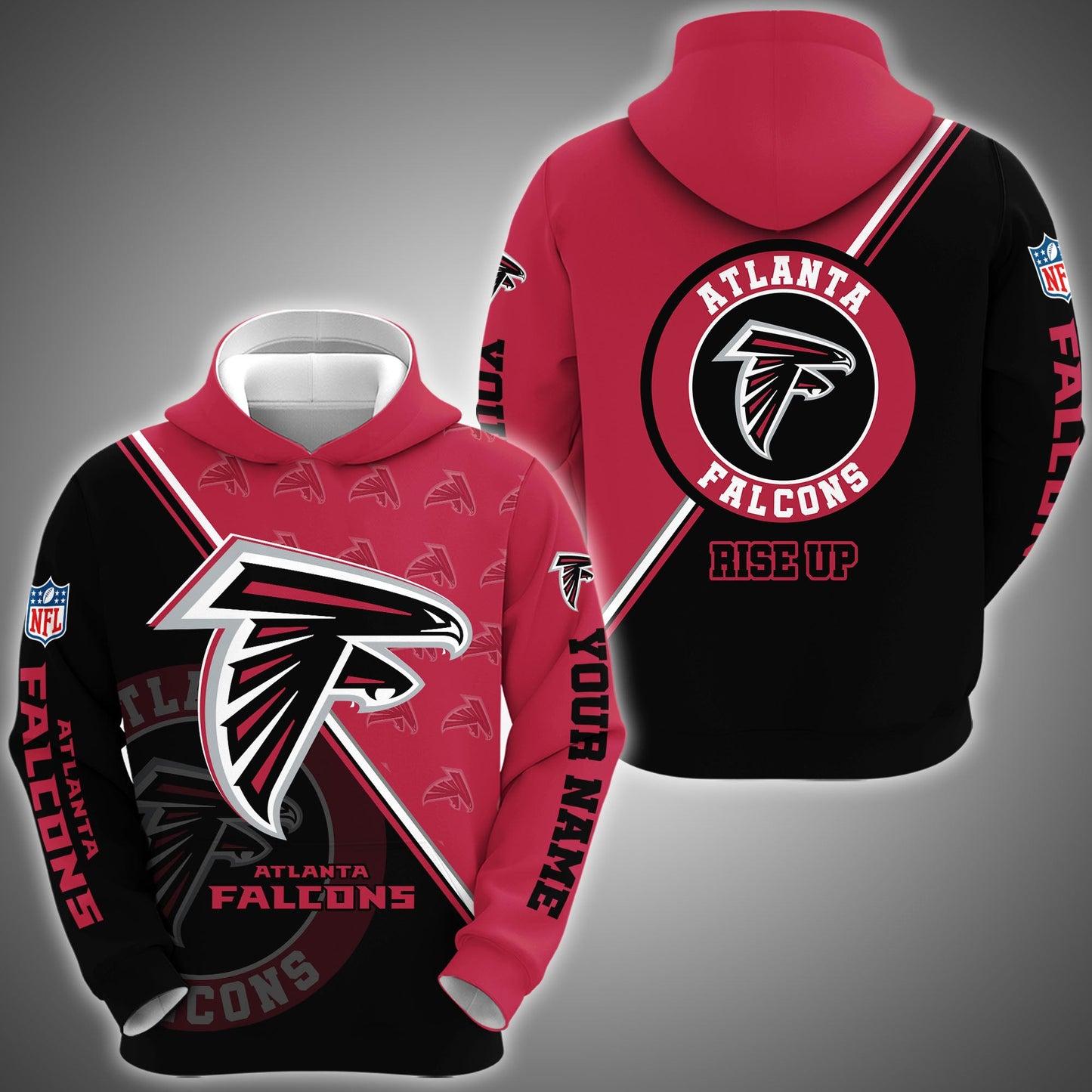 Atlanta Falcons Combo Hoodie And Sweatpants Custom Your Name, Sport Clothings, Sport Gifts ETRG-62940