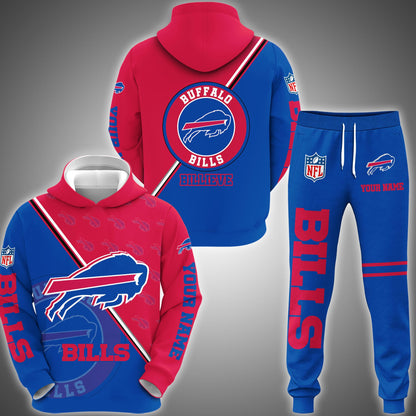 Buffalo Bills Combo Hoodie And Sweatpants Custom Your Name, Sport Clothings, Sport Gifts ETRG-62940