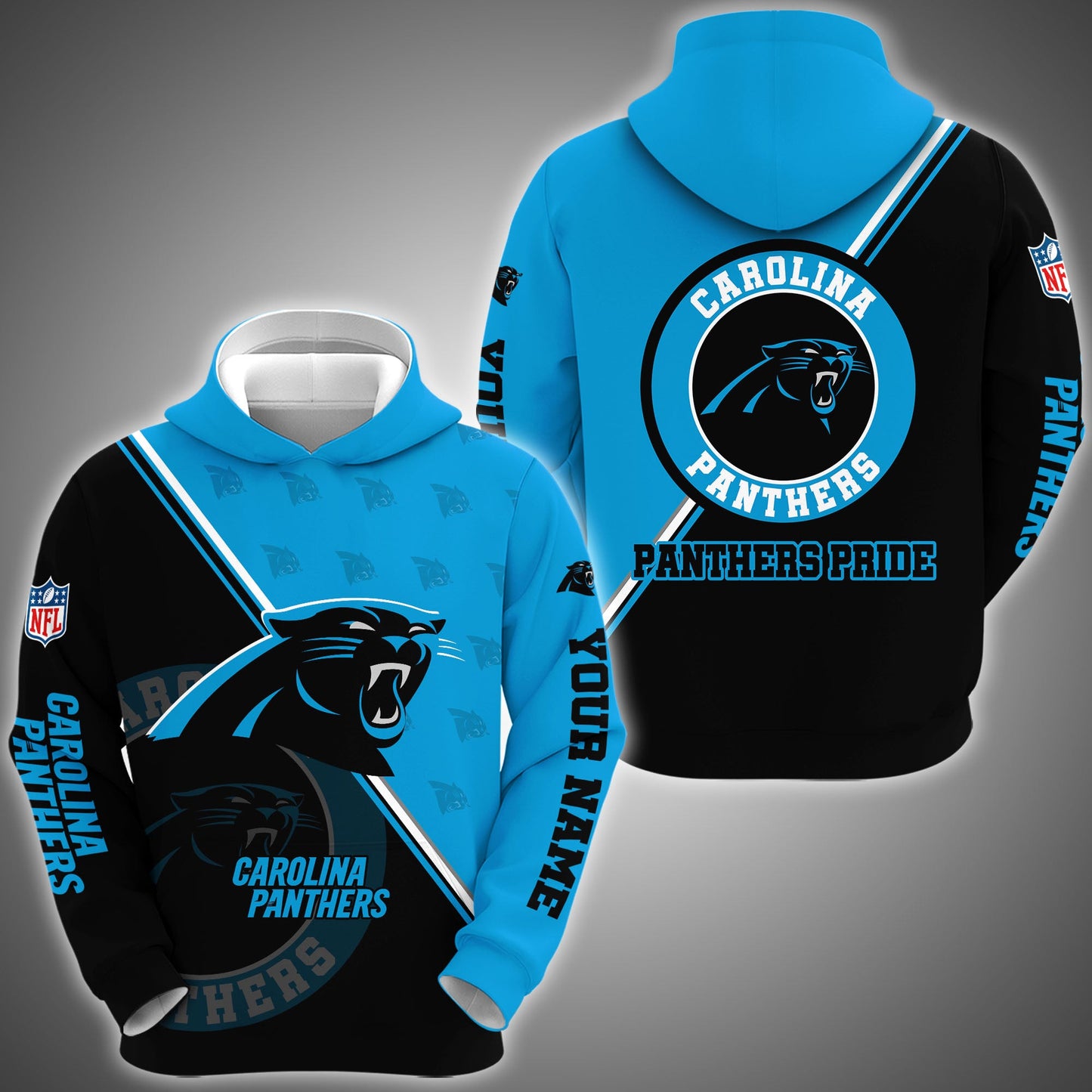 Carolina Panthers Combo Hoodie And Sweatpants Custom Your Name, Sport Clothings, Sport Gifts ETRG-62940
