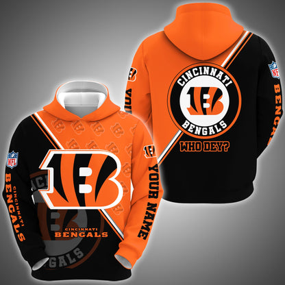 Cincinnati Bengals Combo Hoodie And Sweatpants Custom Your Name, Sport Clothings, Sport Gifts ETRG-62940