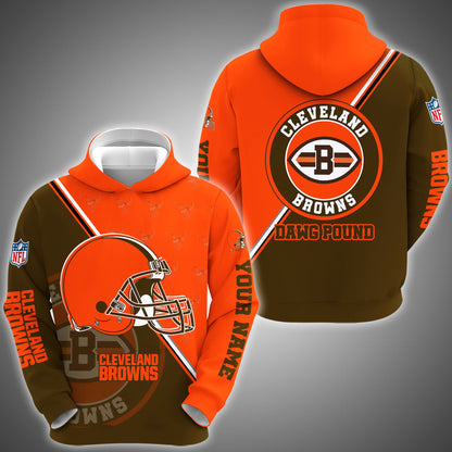 Cleveland Browns Combo Hoodie And Sweatpants Custom Your Name, Sport Clothings, Sport Gifts ETRG-62940