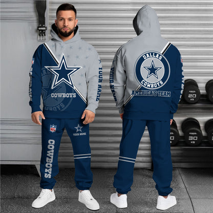 1 Best Selling Dallas Cowboys Combo Hoodie And Sweatpants Custom Your Name, Sport Clothings, Sport Gifts ETRG-62940