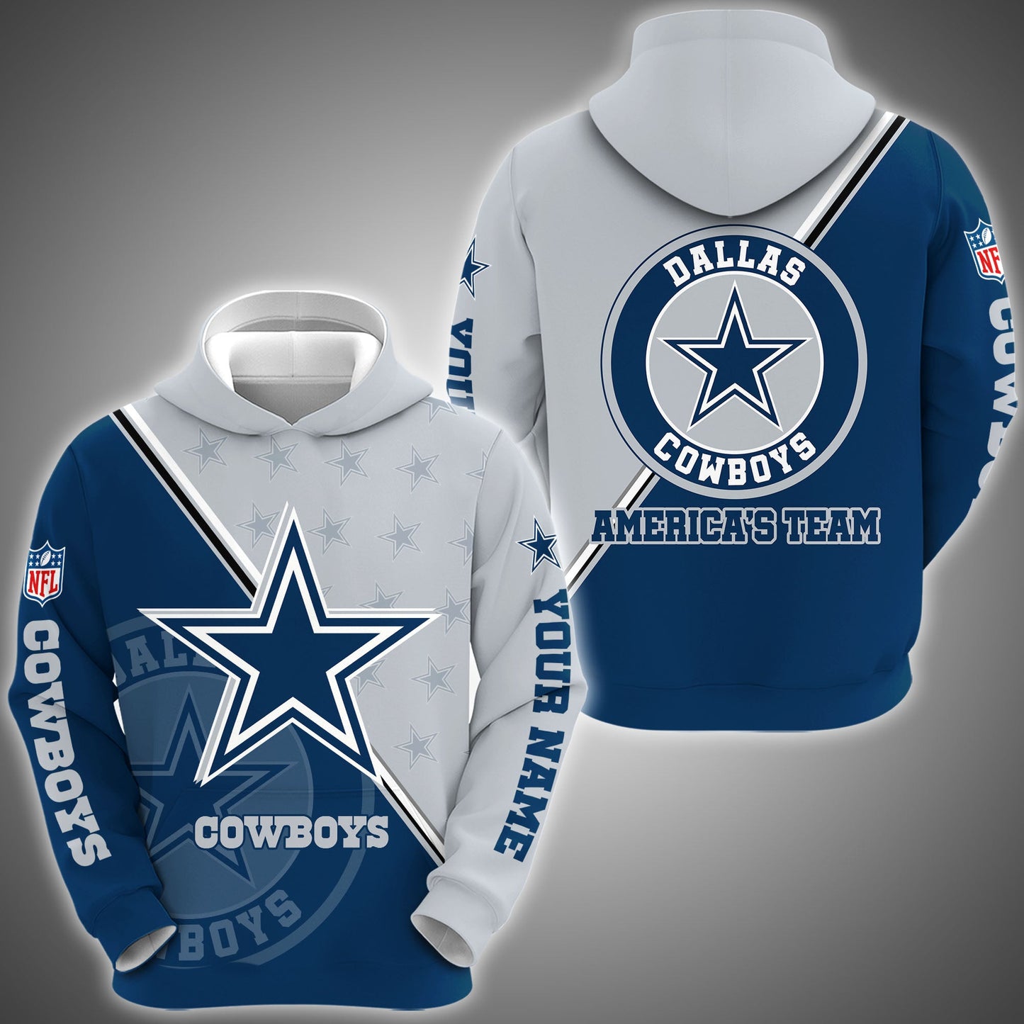 1 Best Selling Dallas Cowboys Combo Hoodie And Sweatpants Custom Your Name, Sport Clothings, Sport Gifts ETRG-62940