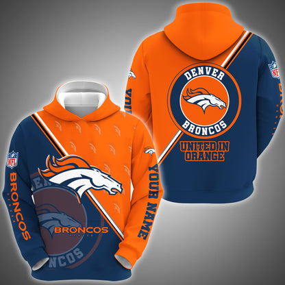 Denver Broncos Combo Hoodie And Sweatpants Custom Your Name, Sport Clothings, Sport Gifts ETRG-62940