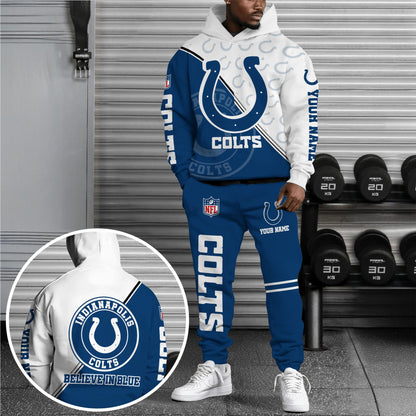 Indianapolis Colts Combo Hoodie And Sweatpants Custom Your Name, Sport Clothings, Sport Gifts ETRG-62940