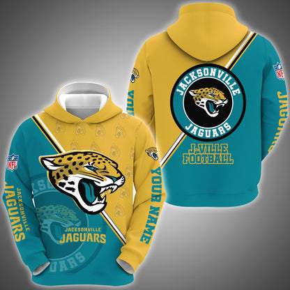 Jacksonville Jaguars Combo Hoodie And Sweatpants Custom Your Name, Sport Clothings, Sport Gifts ETRG-62940