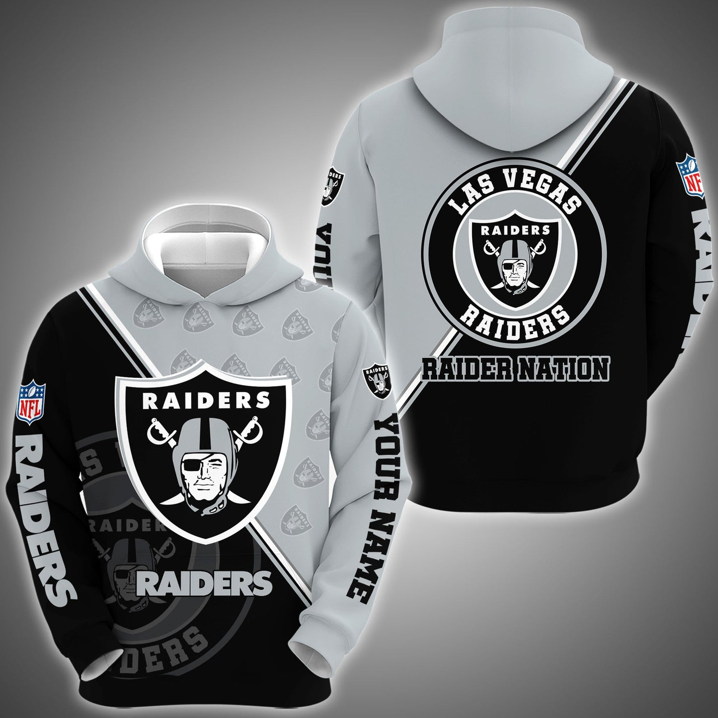 5 Best Selling Las Vegas Raiders Combo Hoodie And Sweatpants Custom Your Name, Sport Clothings, Sport Gifts ETRG-62940
