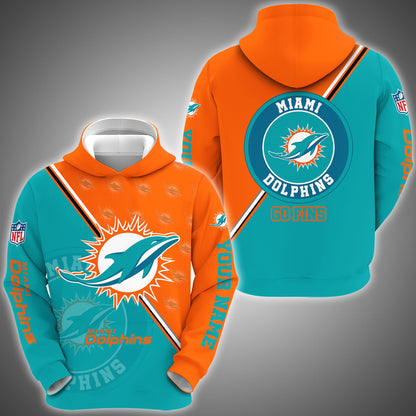Miami Dolphins Combo Hoodie And Sweatpants Custom Your Name, Sport Clothings, Sport Gifts ETRG-62940