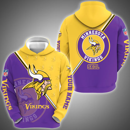 Minnesota Vikings Combo Hoodie And Sweatpants Custom Your Name, Sport Clothings, Sport Gifts ETRG-62940