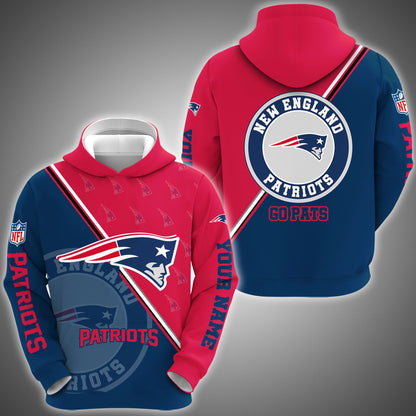 New England Patriots Combo Hoodie And Sweatpants Custom Your Name, Sport Clothings, Sport Gifts ETRG-62940