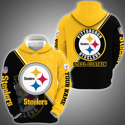 2 Best Selling Pittsburgh Steelers Combo Hoodie And Sweatpants Custom Your Name, Sport Clothings, Sport Gifts ETRG-62940