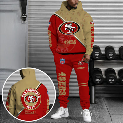 6 Best Selling San Francisco 49ers Combo Hoodie And Sweatpants Custom Your Name, Sport Clothings, Sport Gifts ETRG-62940