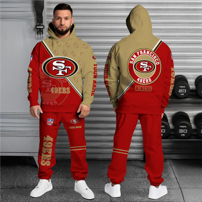 6 Best Selling San Francisco 49ers Combo Hoodie And Sweatpants Custom Your Name, Sport Clothings, Sport Gifts ETRG-62940