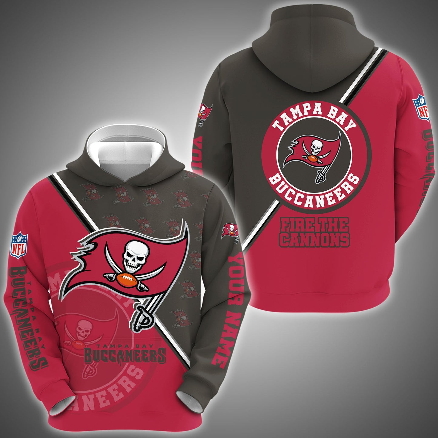 Tampa Bay Buccaneers Combo Hoodie And Sweatpants Custom Your Name, Sport Clothings, Sport Gifts ETRG-62940