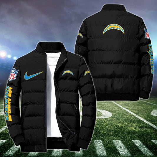 Los Angeles Chargers Puffer Jacket Custom Your Name, Jackets For Football Lovers, Sport Gifts For Fans ETUA-10033838