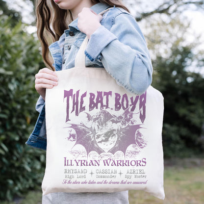 The Bat Boys Tote Bag – ACOTAR Illyrian Warriors