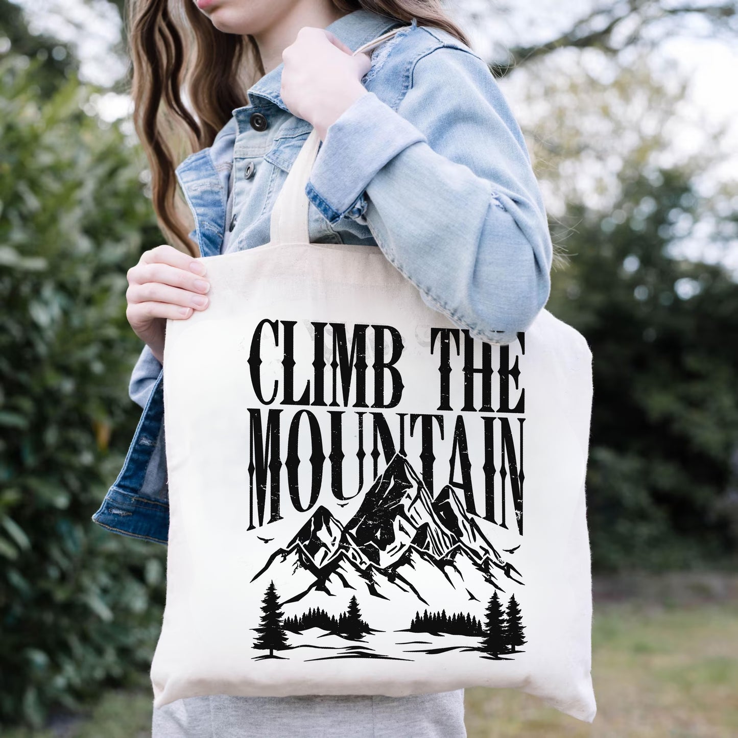 Climb the Mountain Tote – Valkyrie-Inspired Bookish Bag