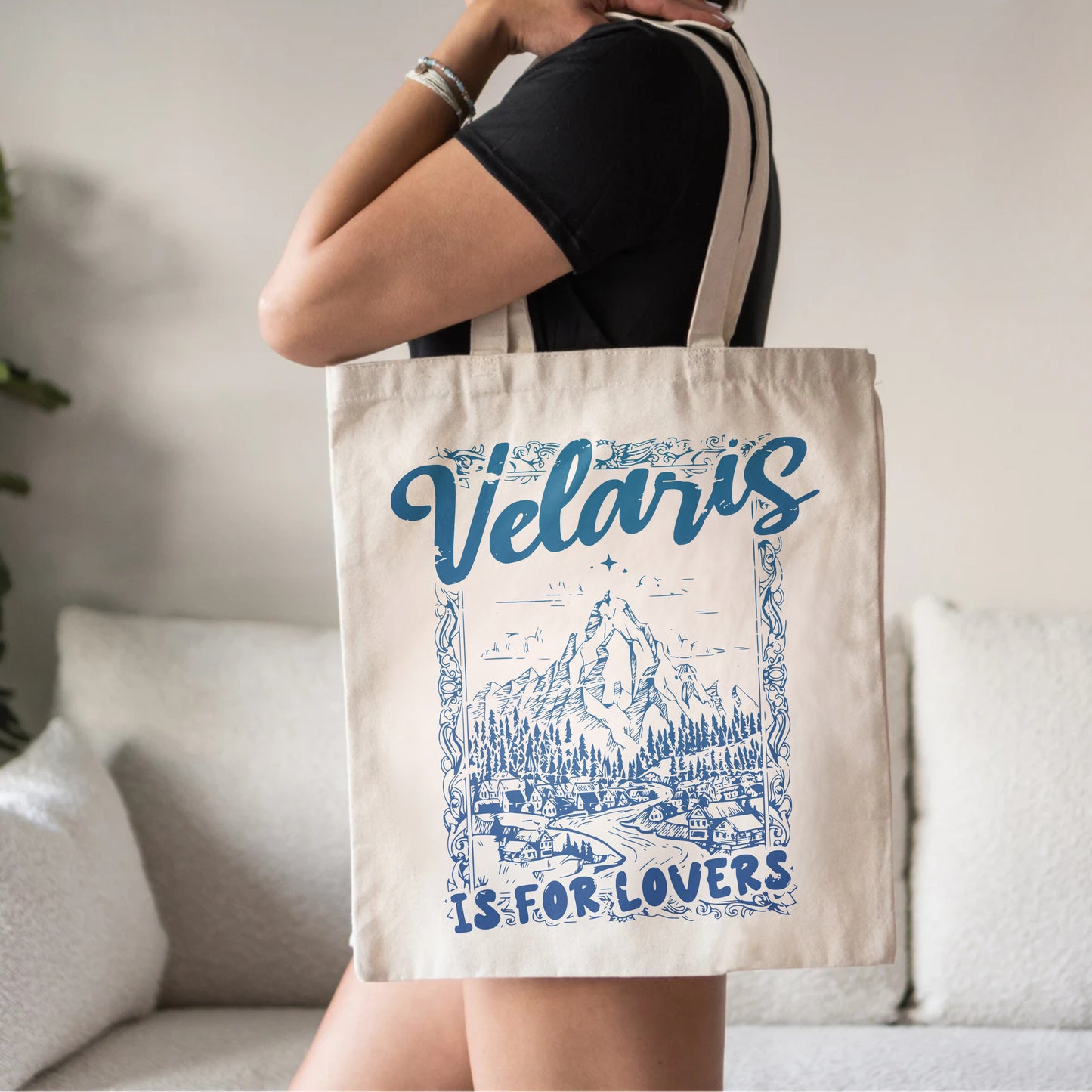 Velaris Tote Bag – A Court of Thorns and Roses Bookish Gift