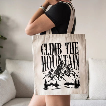 Climb the Mountain Tote – Valkyrie-Inspired Bookish Bag