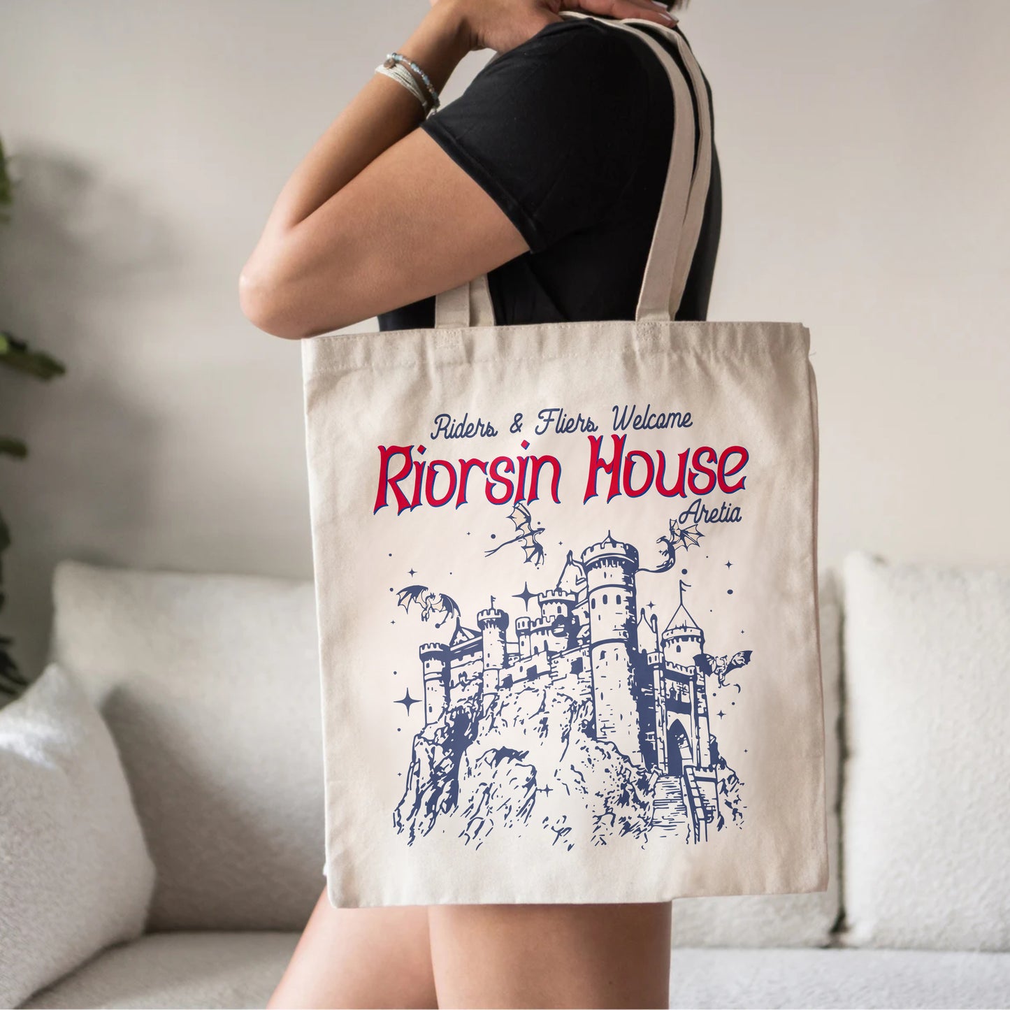 Riorsin House Tote – Riders & Fliers Welcome