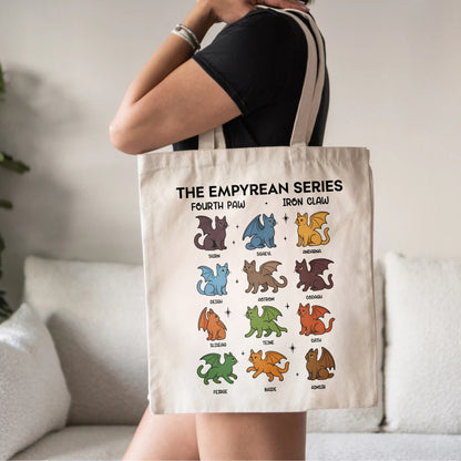 Empyrean Series Tote Bag – Fourth Wing Dragon Squad