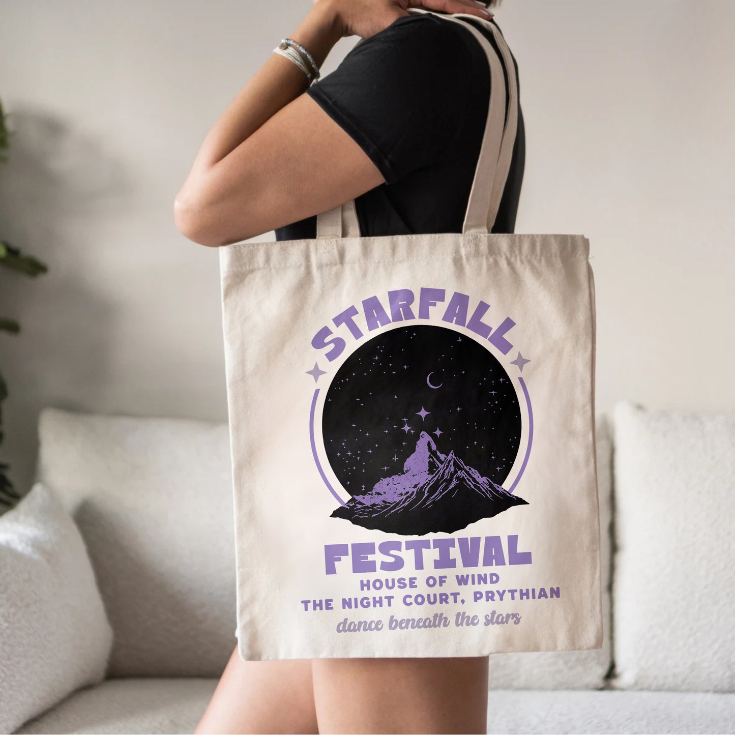 Starfall Festival Tote – Night Court Bookish Bag